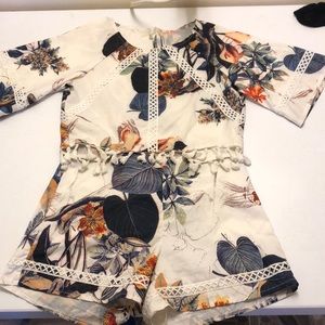 Two piece Floral outfit